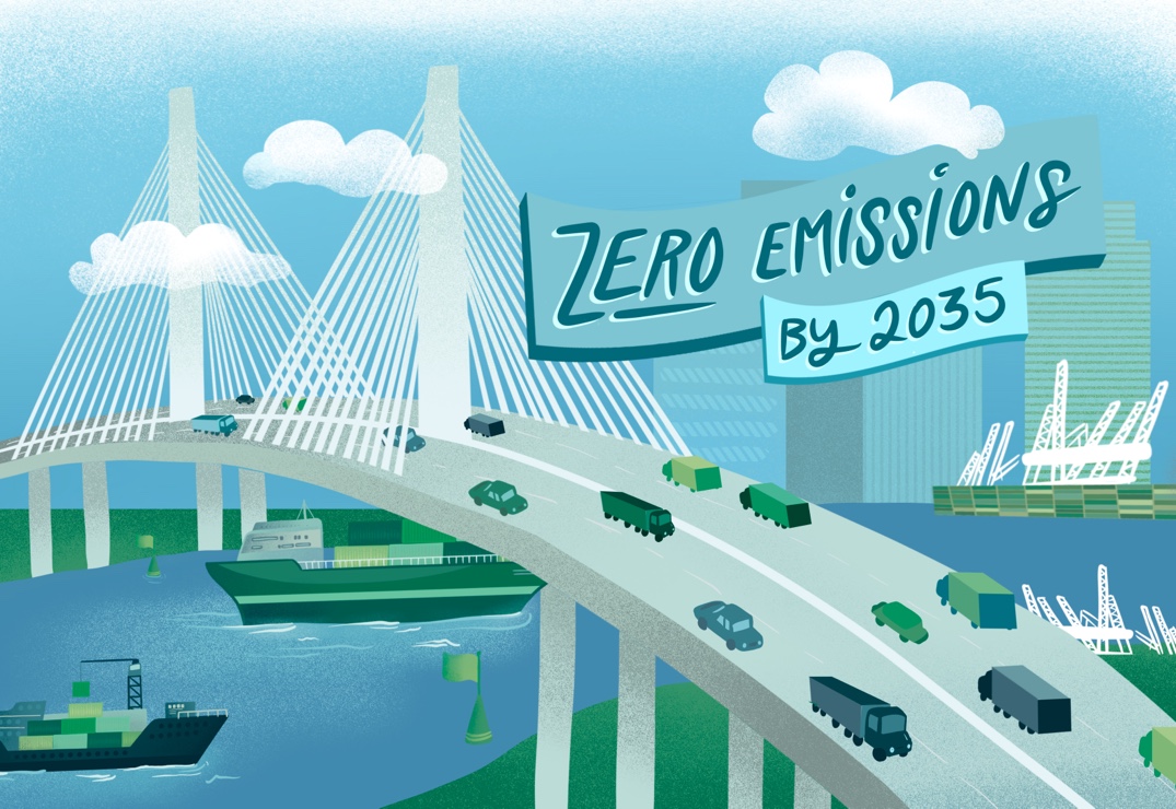 zero emissions by 2035